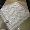 Новая скатерть-подушка для флага-двойная вышивка, кружевные кружева details Picture